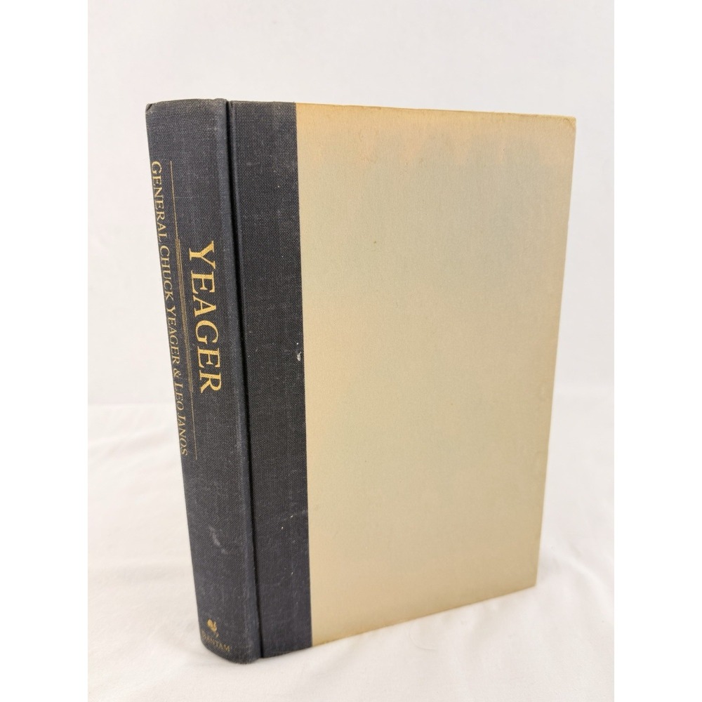 Yeager Autobiography Chuck Yeager 1985 Hardcover Aviation Memoir